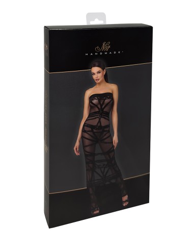 Robe bustier Bondesque F358 - Noir Handmade